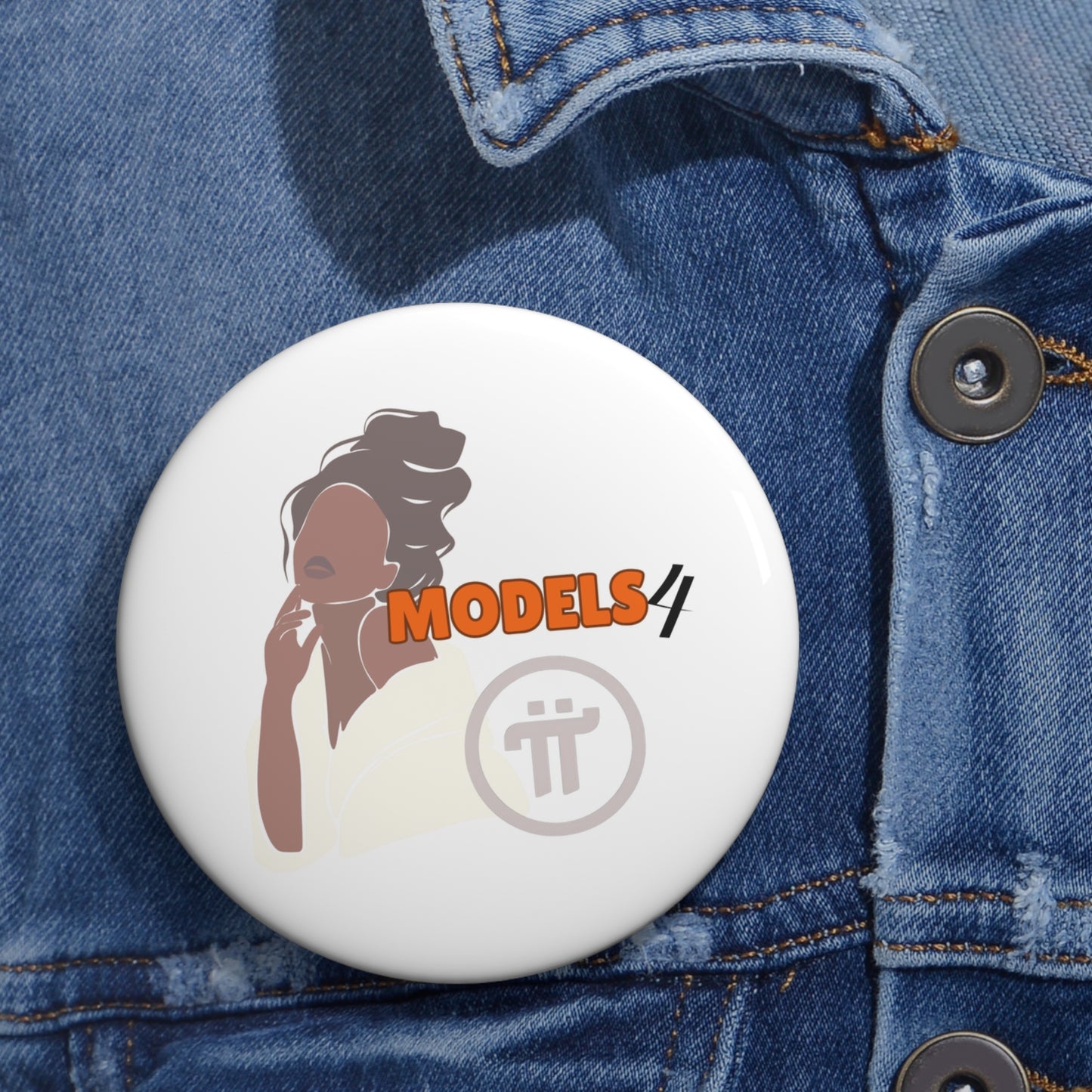 Custom Pin Buttons for Models, Fashion Accessories, Unique Gifts, Personalized Badges, Creative Flair, Chic Decorations