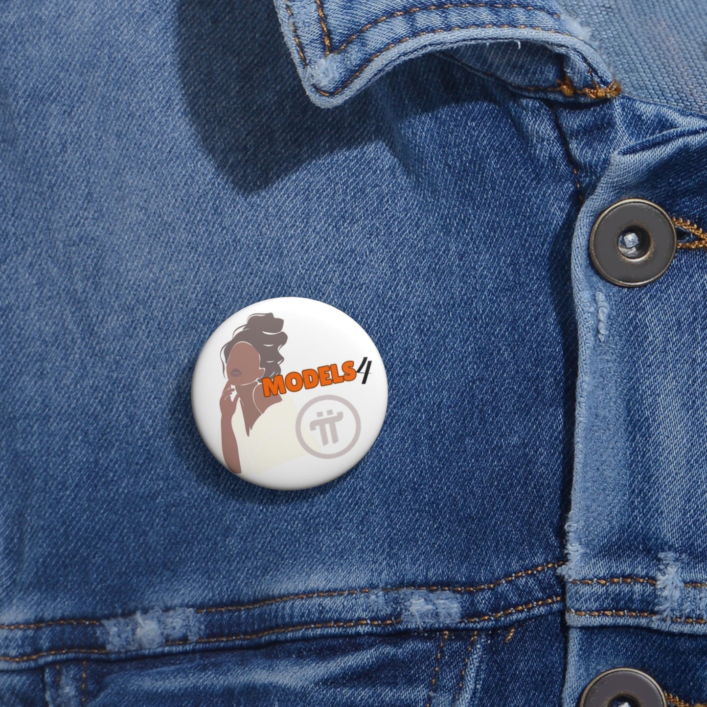 Custom Pin Buttons for Models, Fashion Accessories, Unique Gifts, Personalized Badges, Creative Flair, Chic Decorations